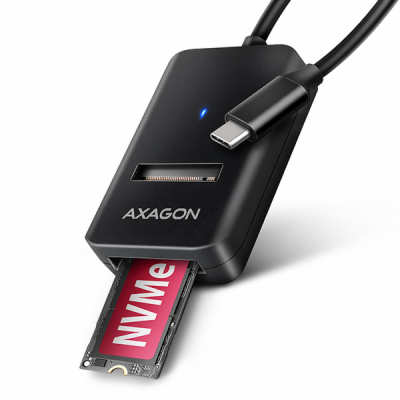 AXAGON ADM2-CM USB-C 10Gbps - M.2 NVMe & SATA SSD adaptér...