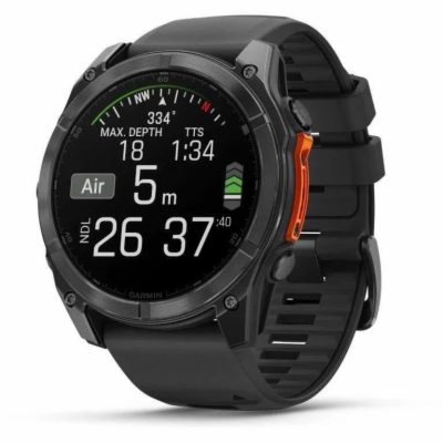 Garmin fenix® 8 – 51 mm, AMOLED, SIate Grey, silikonový ř...