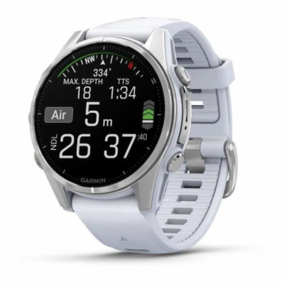 Garmin fenix® 8 – 43 mm, AMOLED, SIlver/Whitestone, silik...