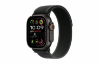 Apple Watch Ultra 2 49mm Černý titan s černým trailovým tahem - M/L