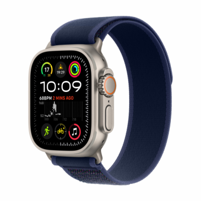 Apple Watch Ultra 2/49mm/Natural/Sport Band/Blue Trail/-S/M