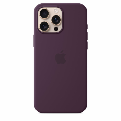 iPhone 16 Pro Max Silicone Case with MS - Plum