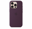 iPhone 16 Pro Silicone Case with MS - Plum