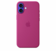 iPhone 16 Plus Silicone Case with MS - Fuchsia