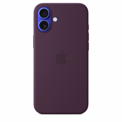 iPhone 16 Plus Silicone Case with MS - Plum