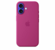 iPhone 16 Silicone Case with MS - Fuchsia