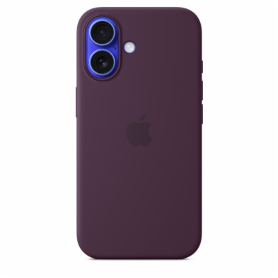 iPhone 16 Silicone Case with MS - Plum