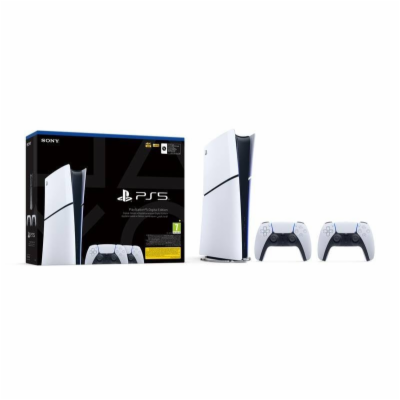 PS5 - PlayStation 5 Digital D + 2x DS white