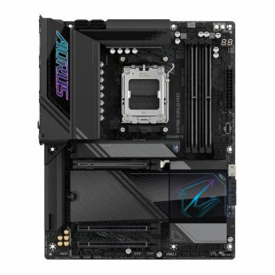 GIGABYTE MB Sc AM5 X870E AORUS PRO, AMD X870, 4xDDR5, 2xH...