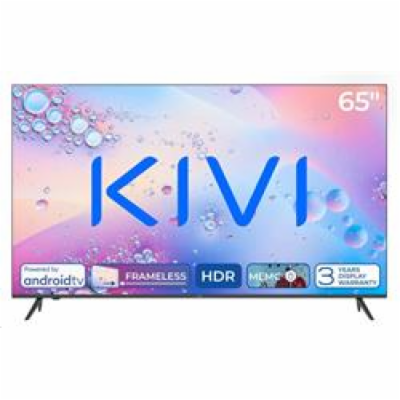 KIVI - 65 , UHD, Android TV 11, Černá, 3840x2160, 60 Hz,r...