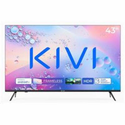 KIVI - 43 , UHD, Android TV 11, Černá, 3840x2160, 60 Hz, ...