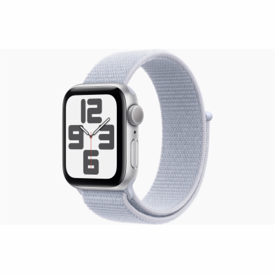 Apple Watch SE/40mm/Silver/Sport Band/Blue Cloud