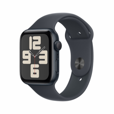 Apple Watch SE/44mm/Midnight/Sport Band/Midnight/-S/M