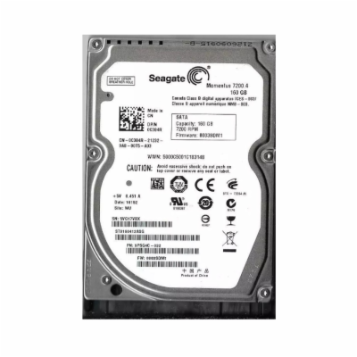 Seagate 160GB 2,5 SATA HDD Menší HDD, vhodný pro základní...