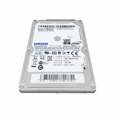 Samsung 250GB 2,5 SATA HDD Oblíbená volba pro základní po...