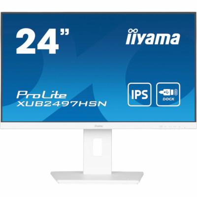 iiyama ProLite/XUB2497HSN-W2/23,8"/IPS/FHD/100Hz/1ms/Whit...