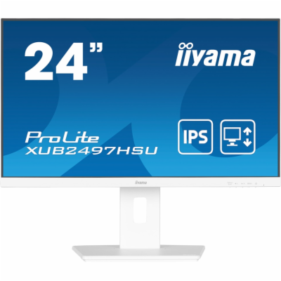 iiyama ProLite/XUB2497HSU-W2/23,8"/IPS/FHD/100Hz/1ms/Whit...