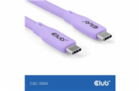 Club3D Kabel USB-C 4.0, 20Gbps, 4K60Hz, PD 240W, 2m, fialová