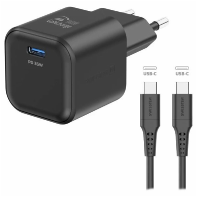 Swissten síťový adaptér gan 1x usb-c 35w power delivery č...