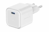 Swissten síťový adaptér gan 1x usb-c 35w power delivery bílý