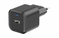 Swissten síťový adaptér 12w 1x usb-c + 1x usb-a  černý