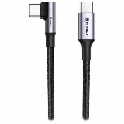 Swissten datový kabel usb-c/usb-c 5a (100w) pro notebooky...