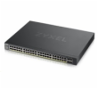 Zyxel XGS1935-52HP, 52 Port Lite-L3 Smart Managed PoE Switch, 48x Gigabit PoE and 4x 10G SFP+, hybrid mode, standalone o