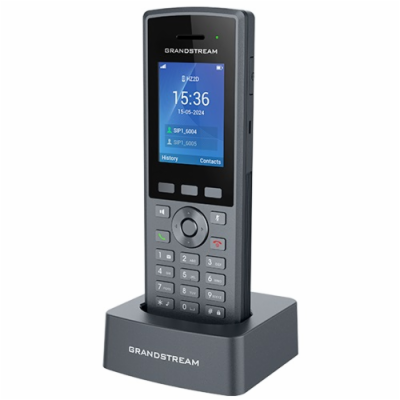 Grandstream DP735 SIP DECT odolná ručka, 20 SIP účtů, IP6...