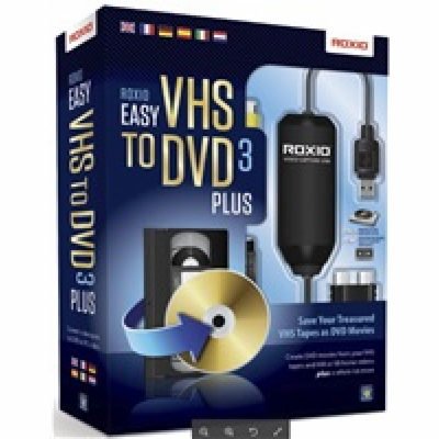 BAZAR - Roxio Easy VHS to DVD 3 Plus BOX - jazyk EN/FR/DE...