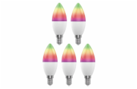 Smart LED žárovka E14 5W RGB CCT WOOX R9075/5pack WiFi Tuya sada 5ks