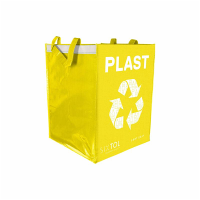 Taška na tříděný odpad SIXTOL Sort Easy Plastic 36l