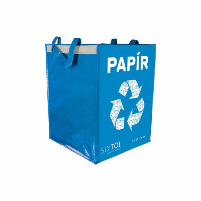 Taška na tříděný odpad SIXTOL Sort Easy Paper 36l