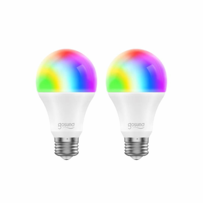 Smart LED žárovka E27 8W RGB GOSUND WB4 WiFi Tuya sada 2ks