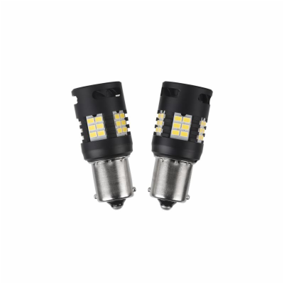 Autožárovka LED BA15S 12V CARCLEVER 30LED 3020SMD bílá 2ks