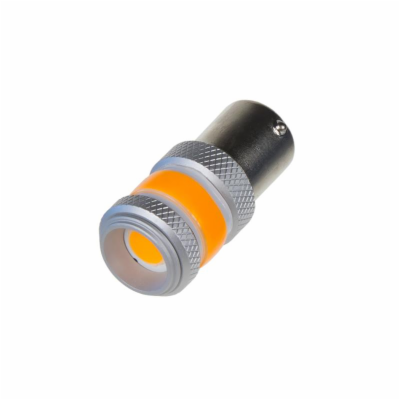 Autožárovka LED BA15s 9-60V 12W CARCLEVER oranžová