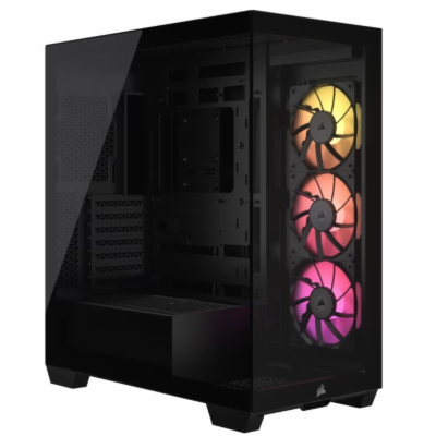 CORSAIR iCUE LINK 3500X/Midi Tower/Transpar./Černá