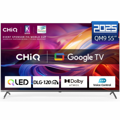 CHiQ U55QM9V TV 55", UHD, QLED, Google TV 5.0, DLG 120 Hz...