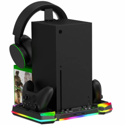 iPega XBX025S Multifunkční Nabíjecí RGB Stojan s Chlazení...