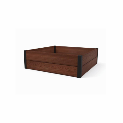 Vyvýšený záhon KETER Maple Square Brown