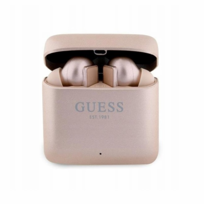 Guess True Wireless Stereo Earphones, zlatá Guess True Wi...