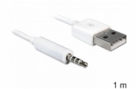 Delock Cable USB-A samec > Stereo jack 3.5 mm samec 4 pin IPod Shuffle 1 m