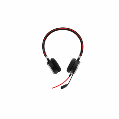 Jabra Evolve 40/Stereo/Jack/Drát/MS/Černá