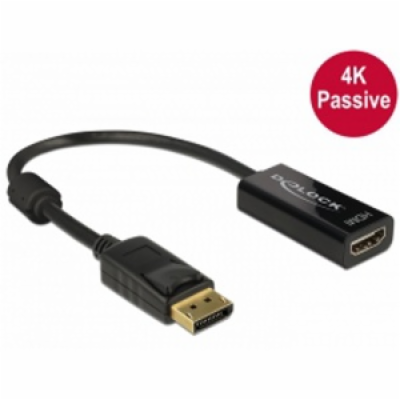 Delock Adaptér Displayport 1.2 samec > HDMI samice 4K pas...