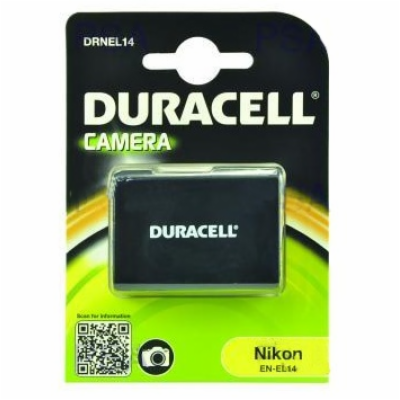 DURACELL Baterie - DRNEL14 pro Nikon EN-EL14, černá, 950 ...