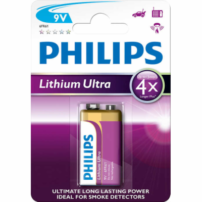 Philips baterie 9V Ultra lithium 