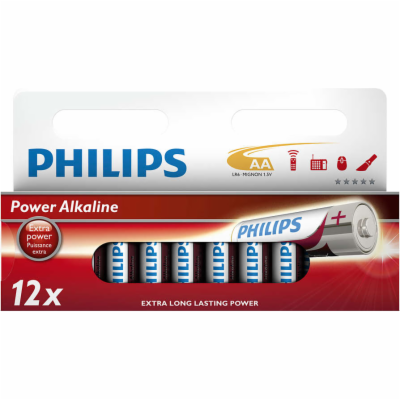 Philips baterie AA Power Alkaline - 12ks 