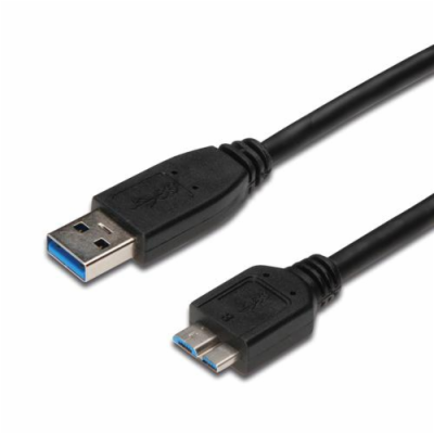 PREMIUMCORD Kabel USB 3.0 A - Micro B 1m, propojovací (M/M)