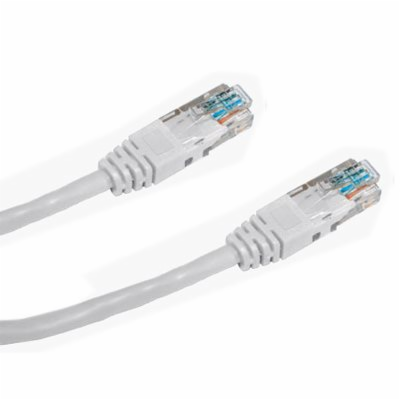 DATACOM Patch kabel UTP CAT5E 5m bílý