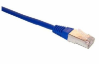 Patch cord FTP cat5e 0,25M modrý