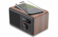 Rádio CARNEO W100 DAB+, FM, BT, Wireless charging, wood CARNEO W100 pojme svět digitálního DAB+ rádia ve špičkovém rádiovém zařízení s moderním designem. Jeho dokonalé, dřevěné tělo se hodí do každéh